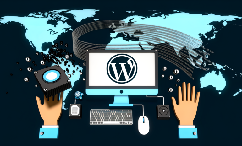 What is the process for migrating my website to WordPress?