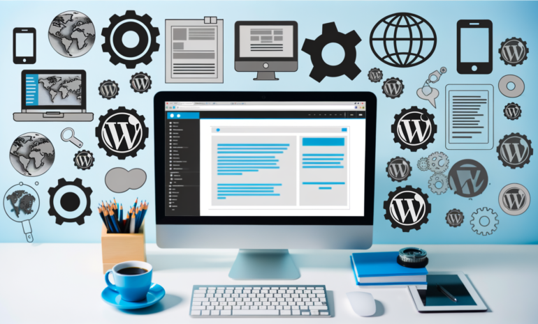 how to use wordpress to make a website